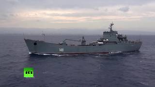 Морская пехота ВМФ отработала высадку на сирийское побережье