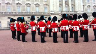 Game of Thrones theme song played by the Queen's guards