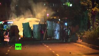 В Бразилии полиция разгоняет демонстрантов слезоточивым газом