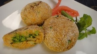 Kachche Kele aur Hare Matar ki Tikkiyan