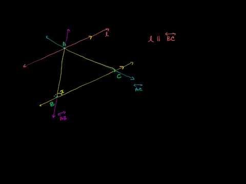 Proof - Sum of Measures of Angles in a Triangle are 180