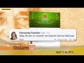 Titulares Teleantioquia Noticias - Jueves 17 de abril de 2014
