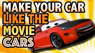 Make your car look like Disney's cars Photoshop tutorial