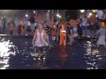 2010 World Cup: Maaike &amp; Judith jumping into the water in museumplein - 1