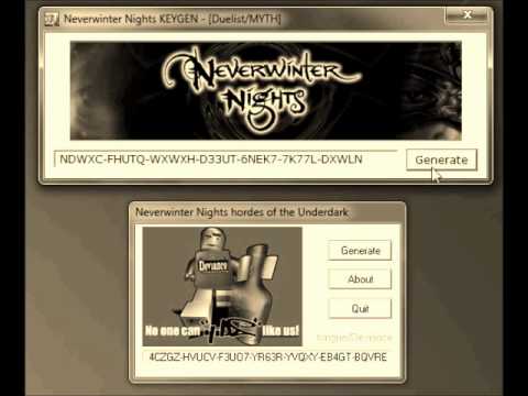 neverwinter nights diamond cd key generator