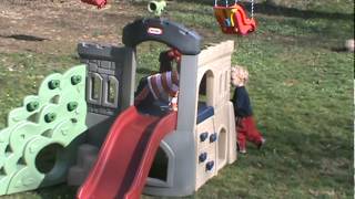 little tikes rock climber and slide