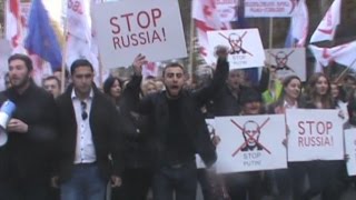 Тбилиси: акция "Stop Russia!"