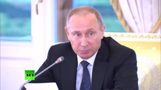 Вступительное слово Путина на встрече с представителями инвестиционного сообщества
