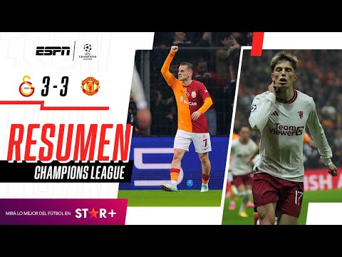 Galatasaray 3-3 Man. Utd. | Resumen