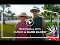 Testimonial David and Barb Baker