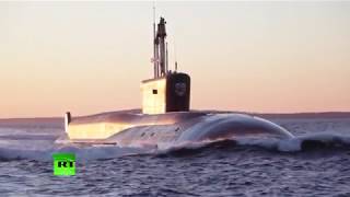 Видео спуска модернизированной подводной лодки «Кронштадт» (23.02.2019 15:46)