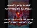 Hymn with English subtitles - Shiva Tandava stotra - Ravana's great composition