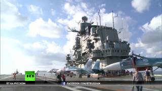 Истребители с крейсера «Адмирал Кузнецов» наносят удары по позициям террористов в Сирии