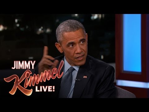 Jimmy Kimmel Asks President Barack Obama About His Daily Life