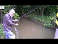 Photo Roadside Creek Fishing