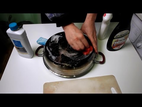 Как убрать нагар на сковороде в домашних условиях 282