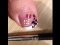 Diseno de unas (mariposas), nail polish desing (butterfly)