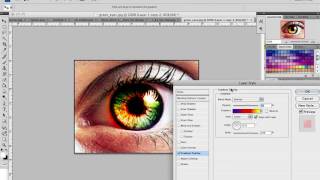 Photoshop Tutorial : How to make cool green eyes