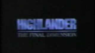 Dimension Films Highlander The Final Dimension Movie Trailer