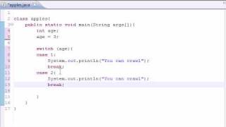 Java Programming Tutorial - 12 - Switch Statement