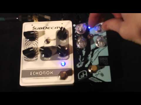 Greenhouse Effects FX Stonefish Chorus - Subdecay Echobox - Guitar Demo