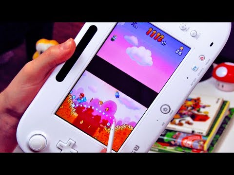 Jugando títulos de Nintendo DS a través del Wii U GamePad Jugando títulos de Nintendo DS a través del Wii U GamePad