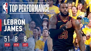 LeBron James Epic 51 Point Performance | Game 1 Of The 17-18 FinalsLeBron James Epic 51 Point Performance | Game 1 Of The 17-18 Finals