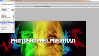 Adobe Photoshop Tutorial - modernes Crystal Wallpaper