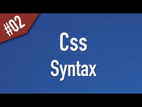 [ Css In Arabic ] #02 – Syntax
