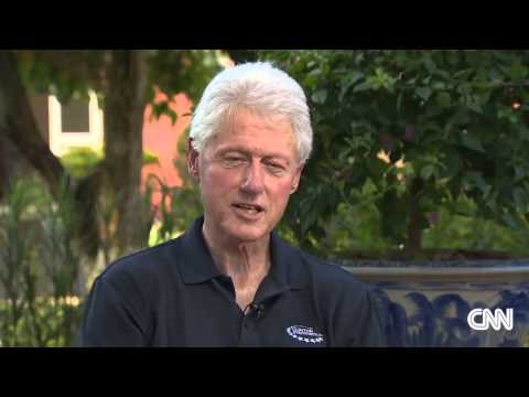 (Bill Clinton) talks about what is needed Mideast peace  7/21/14