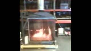 3-sided peninsula gas fireplace 