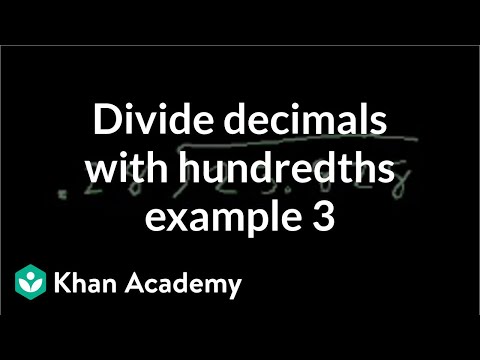 Dividing decimal