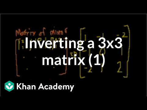 Inverting matrices (part 2)
