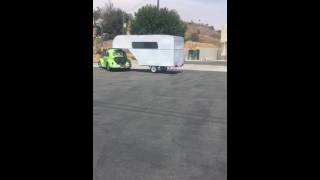 VW Bug Pulls Custom Trailer