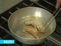 Filetto di coniglio su insalatina Filetto di coniglio su insalatina