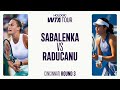 Aryna Sabalenka vs. Emma Raducanu  2025 Cincinnati Round 3  WTA Match Highlights