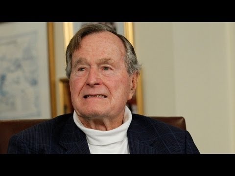George H.W. Bush remains in intensive care