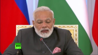 Путин и премьер-министр Индии подводят итоги переговоров