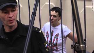 Надежда Савченко в Басманном суде Москвы 10.02.2015