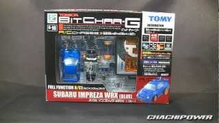 Quick intro to Tomy Bit Char-G Micro RC with the G-16 Subaru