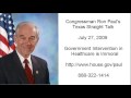 Ron Paul: The Immorality of Taxpayer Funded Abortion 7/27/09