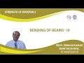 Lecture - 24 Bending of Beams - III