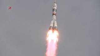 Старт РКН "Союз-ФГ" с ТПК "Союз МС-04" (сборник HD)