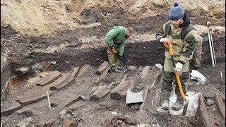 В центре Тулы археологи обнаружили десятки гробов с человеческими останками