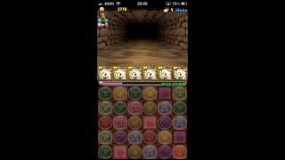 パズドラ【水曜ダンジョン】上級、 エルモア名人　マネキニャドラパーティ攻略