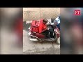 Zomato delivery boy eating food meant for delivery, video goes viral