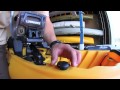 FishFinder Installation on a kayak. Lowrance Elite 5 Chirp on a