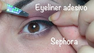 Applicazione (ahah) eyeliner patch di Sephora e faccia del giorno