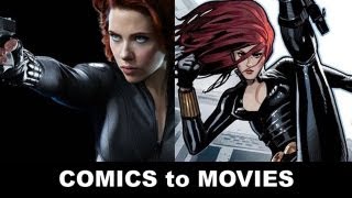 The Avengers 2012 - Scarlett Johansson is Black Widow! From Comics to Trailer to Movie!