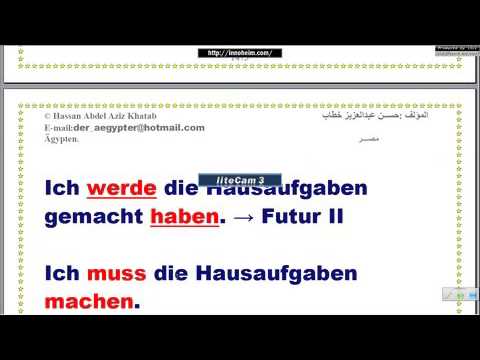 Lektion 282 Modalverben FuturII  الأفعال الشرطية والمستقبل من الدرجة الثانية-تعليم اللغة الألمانية